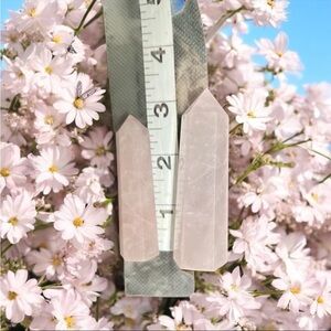 Rose Quartz Crystal Towers bundle